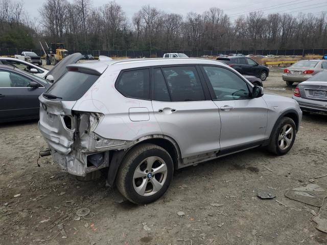 5UXWX5C57CL720729 - 2012 BMW X3 XDRIVE28I SILVER photo 3