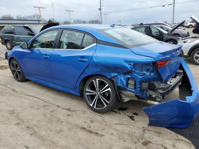 3N1AB8DV3MY324321 - 2021 NISSAN SENTRA SR BLUE photo 2