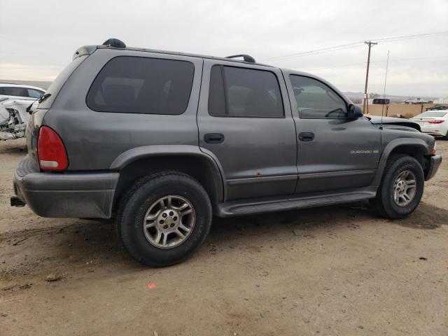 1B4HS28NX1F601582 - 2001 DODGE DURANGO GRAY photo 3