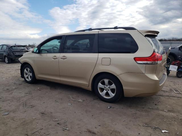 5TDKK3DC7BS153323 - 2011 TOYOTA SIENNA LE BEIGE photo 2