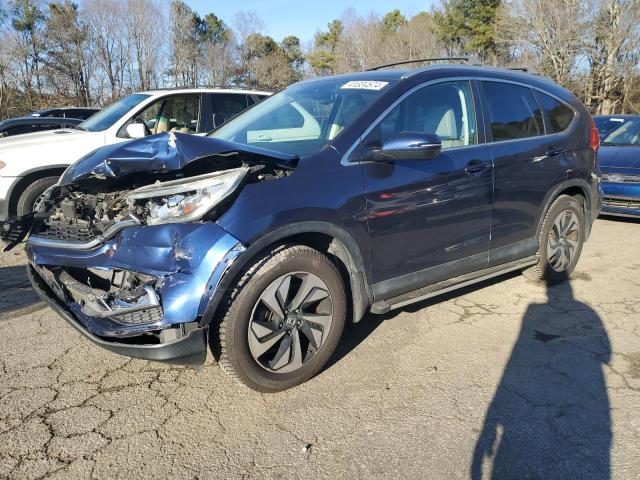 5J6RM3H97FL018125 - 2015 HONDA CR-V TOURING BLUE photo 1