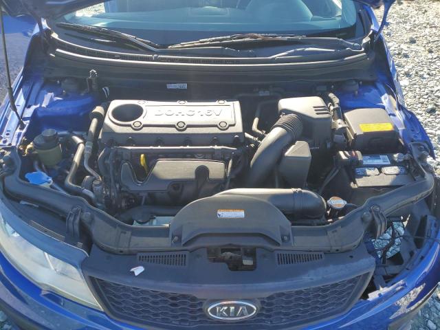 KNAFU6A22B5411730 - 2011 KIA FORTE EX BLUE photo 11