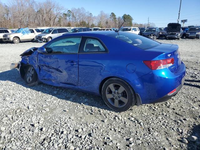 KNAFU6A22B5411730 - 2011 KIA FORTE EX BLUE photo 2