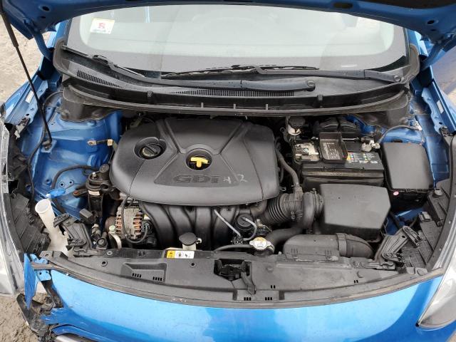 KMHD35LH9HU384075 - 2017 HYUNDAI ELANTRA GT BLUE photo 11