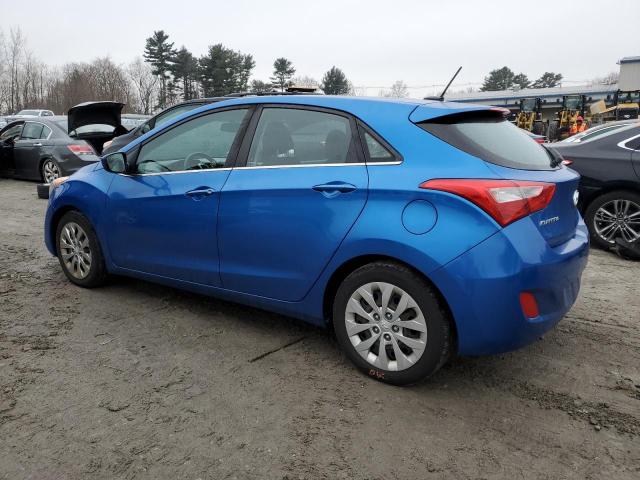 KMHD35LH9HU384075 - 2017 HYUNDAI ELANTRA GT BLUE photo 2