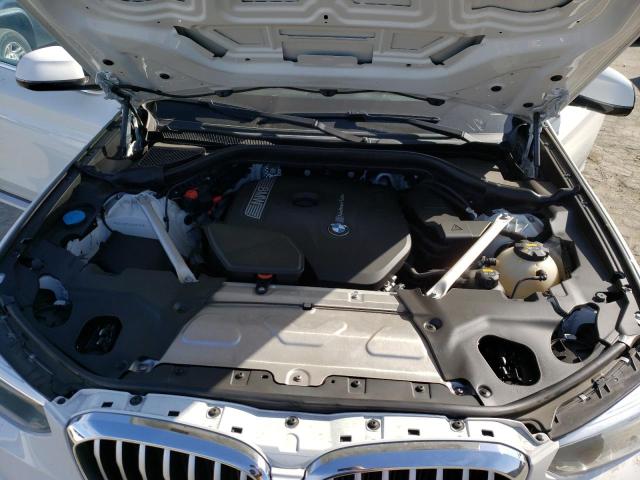 5UXTR9C52KLE17556 - 2019 BMW X3 XDRIVE30I WHITE photo 12