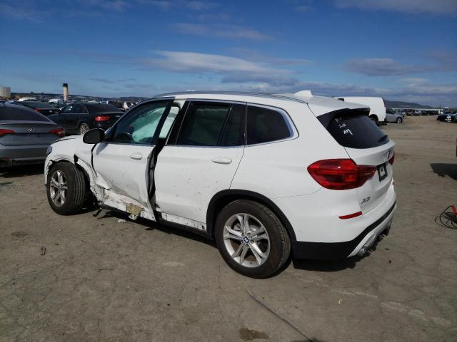 5UXTR9C52KLE17556 - 2019 BMW X3 XDRIVE30I WHITE photo 2