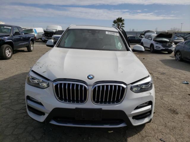 5UXTR9C52KLE17556 - 2019 BMW X3 XDRIVE30I WHITE photo 5