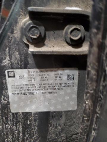 1G1BE5SM9J7105810 - 2018 CHEVROLET CRUZE LT 黑色 照片 12