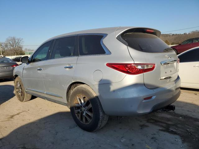 5N1AL0MN0EC506415 - 2014 INFINITI QX60 SILVER photo 2