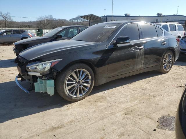 JN1EV7AP2JM350125 - 2018 INFINITI Q50 LUXE BLACK photo 1