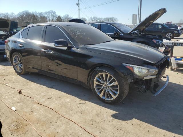 JN1EV7AP2JM350125 - 2018 INFINITI Q50 LUXE BLACK photo 4