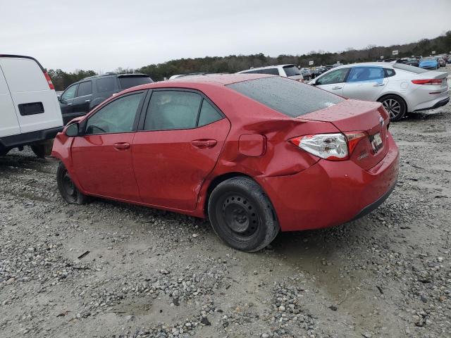 2T1BURHE4HC794617 - 2017 TOYOTA COROLLA L RED photo 2