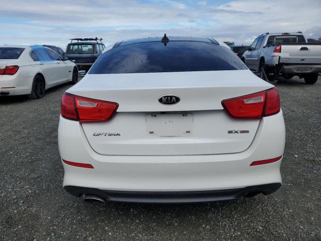 5XXGN4A72EG349878 - 2014 KIA OPTIMA EX WHITE photo 6