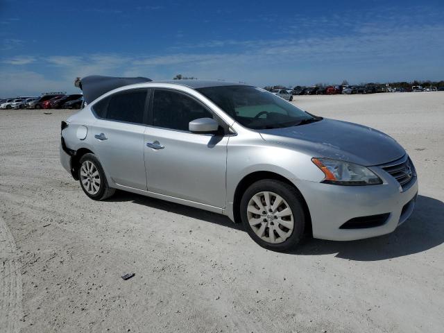 3N1AB7AP2DL749753 - 2013 NISSAN SENTRA S SILVER photo 4