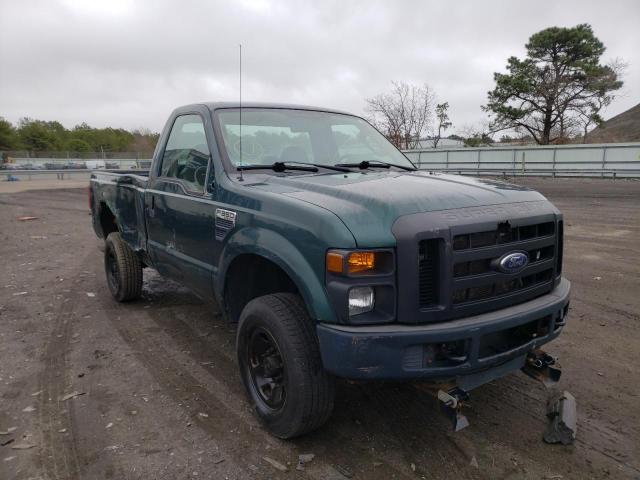 1FTWF31578ED80151 - 2008 FORD F350 SRW SUPER DUTY GREEN photo 1