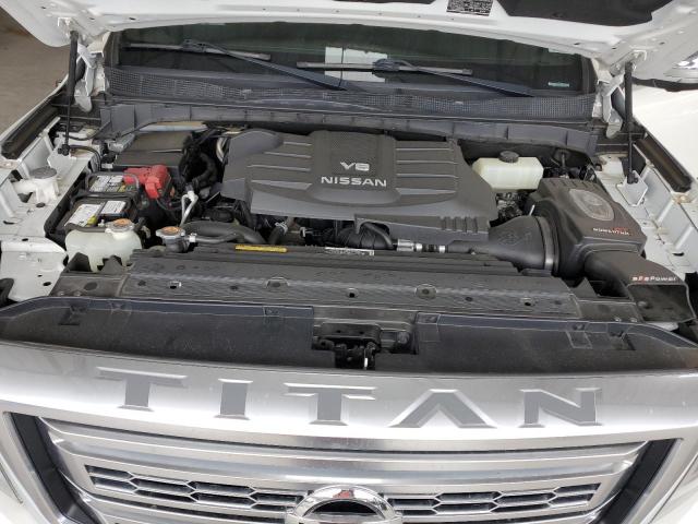 1N6AA1ED8LN504884 - 2020 NISSAN TITAN SV WHITE photo 11