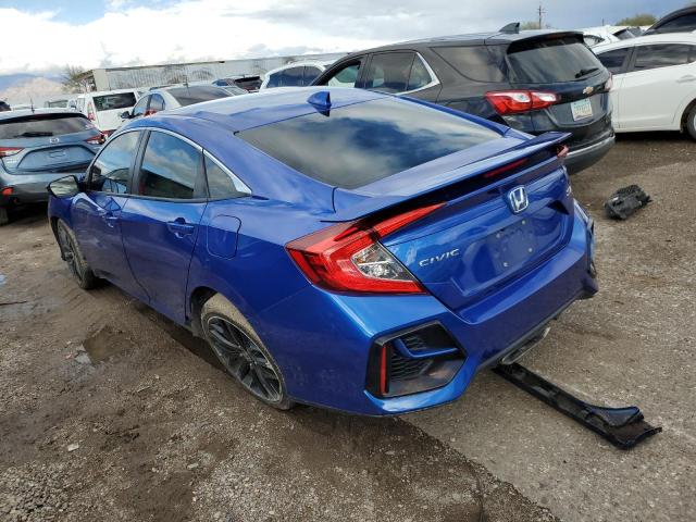 2HGFC1E52LH704133 - 2020 HONDA CIVIC SI BLUE photo 2