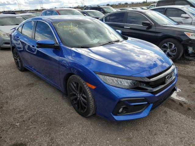 2HGFC1E52LH704133 - 2020 HONDA CIVIC SI BLUE photo 4