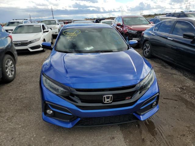 2HGFC1E52LH704133 - 2020 HONDA CIVIC SI BLUE photo 5