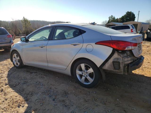 5NPDH4AE1CH151304 - 2012 HYUNDAI ELANTRA GLS SILVER photo 2