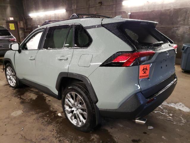 2T3A1RFV2NW289197 - 2022 TOYOTA RAV4 XLE PREMIUM GRAY photo 2