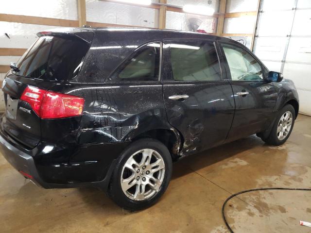 2HNYD28658H555040 - 2008 ACURA MDX TECHNOLOGY BLACK photo 3