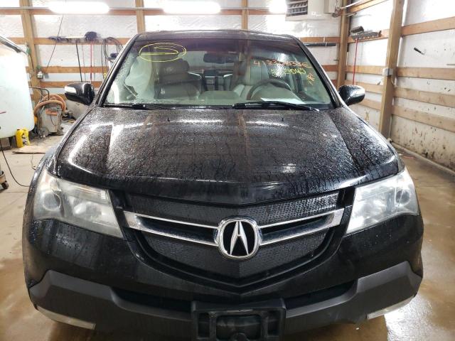 2HNYD28658H555040 - 2008 ACURA MDX TECHNOLOGY BLACK photo 5