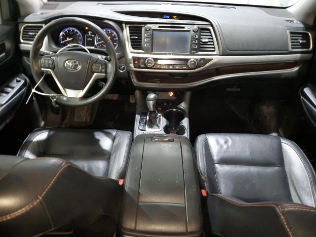 5TDJKRFHXFS124928 - 2015 TOYOTA HIGHLANDER XLE BLUE photo 8