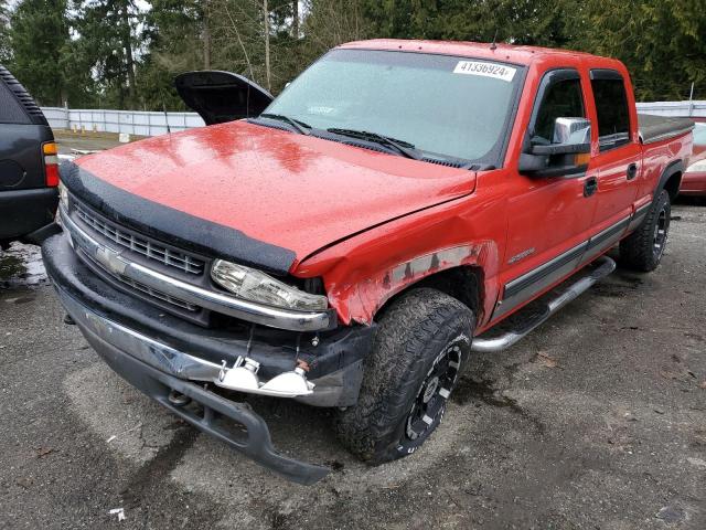 1GCGK13U52F129560 - 2002 CHEVROLET SILVERADO K1500 HEAVY DUTY RED photo 1