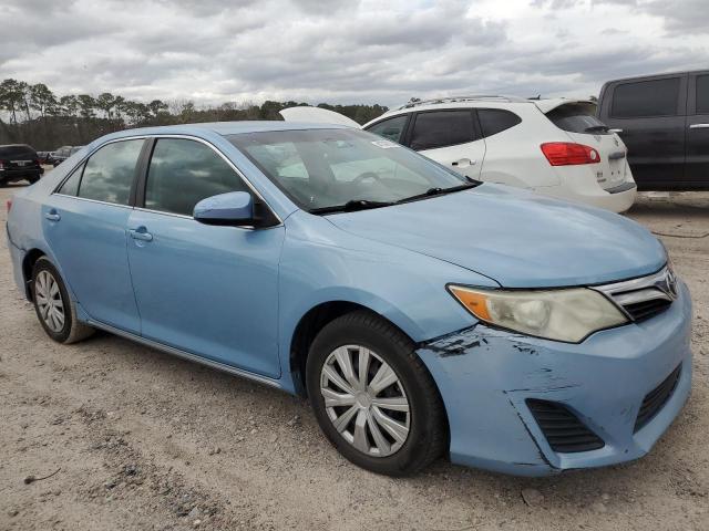 4T4BF1FK8DR303016 - 2013 TOYOTA CAMRY L TURQUOISE photo 4