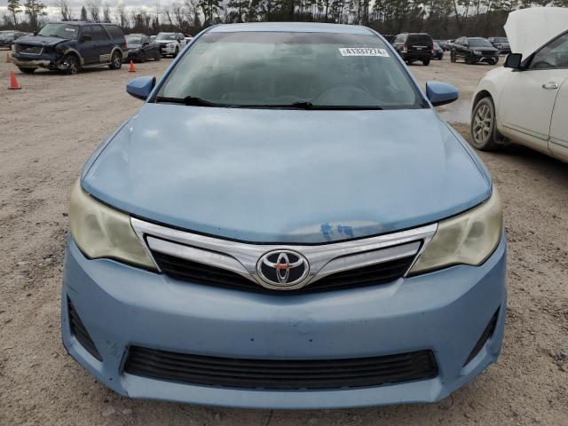 4T4BF1FK8DR303016 - 2013 TOYOTA CAMRY L TURQUOISE photo 5