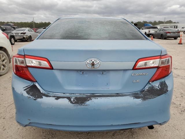 4T4BF1FK8DR303016 - 2013 TOYOTA CAMRY L TURQUOISE photo 6