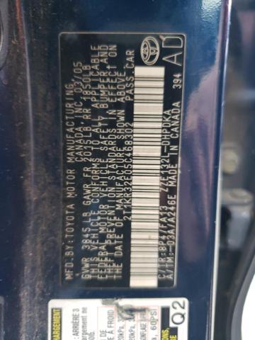 2T1KR32E05C468302 - 2005 TOYOTA COROLLA MA XR BLUE photo 12