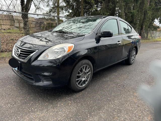 3N1CN7AP5EL841974 - 2014 NISSAN VERSA S BLACK photo 2