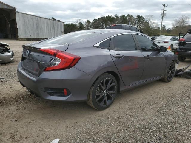 19XFC2F85LE008312 - 2020 HONDA CIVIC SPORT GRAY photo 3