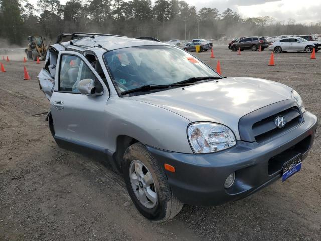 KM8SC13D05U945983 - 2005 HYUNDAI SANTA FE GLS SILVER photo 4