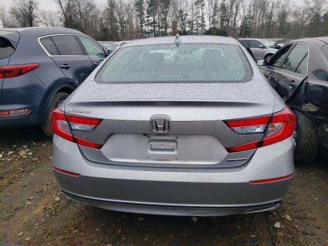 1HGCV3F18LA008377 - 2020 HONDA ACCORD HYBRID SILVER photo 6