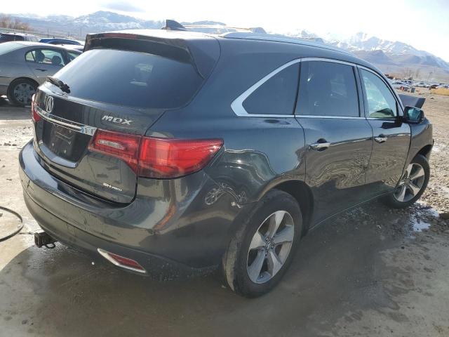 5FRYD4H20EB007302 - 2014 ACURA MDX GRAY photo 3