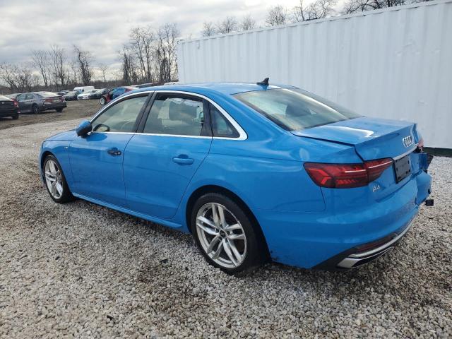 WAUEAAF43NN010144 - 2022 AUDI A4 PREMIUM PLUS 45 BLUE photo 2