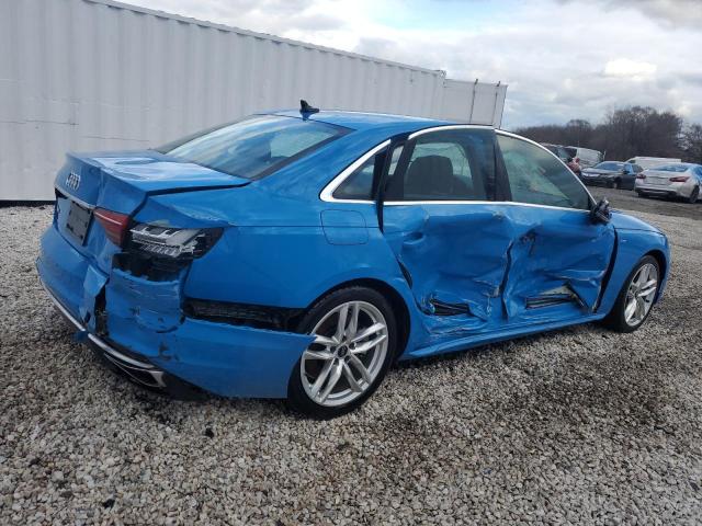 WAUEAAF43NN010144 - 2022 AUDI A4 PREMIUM PLUS 45 BLUE photo 3