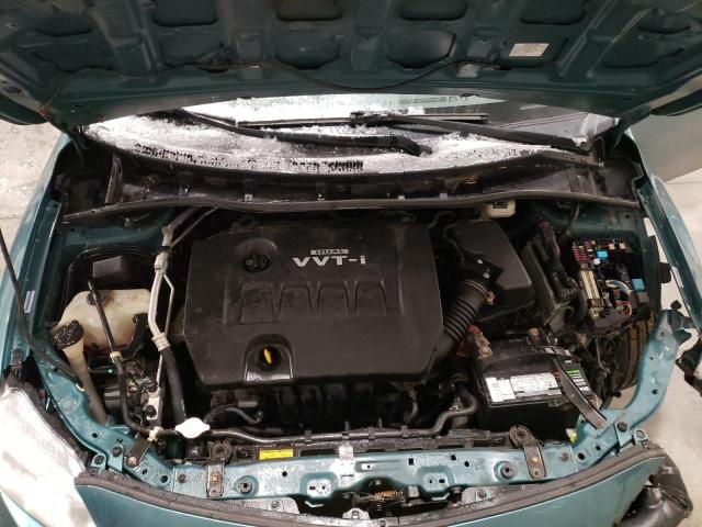 1NXBU40E39Z104516 - 2009 TOYOTA COROLLA BASE 绿色 照片 11