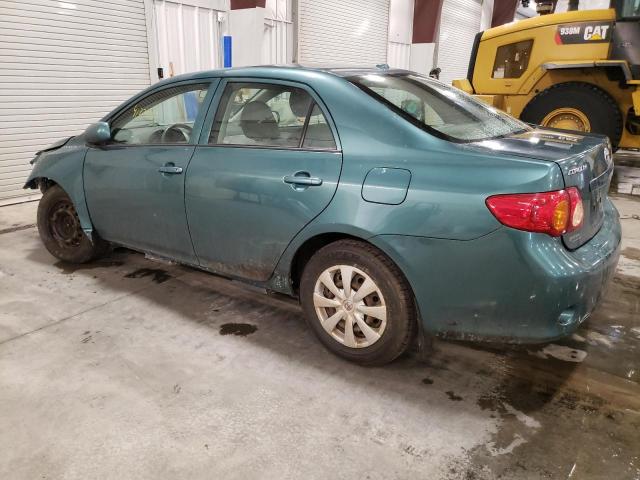 1NXBU40E39Z104516 - 2009 TOYOTA COROLLA BASE 绿色 照片 2