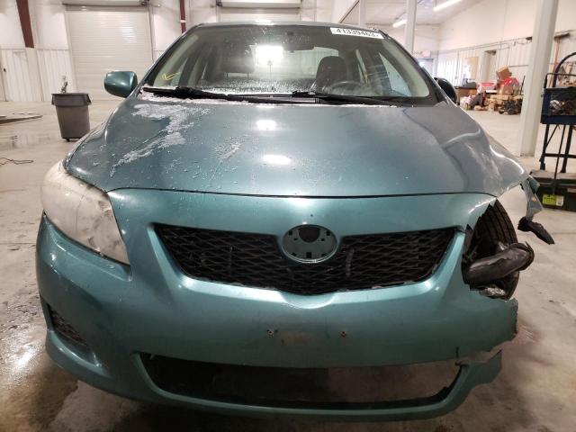 1NXBU40E39Z104516 - 2009 TOYOTA COROLLA BASE 绿色 照片 5