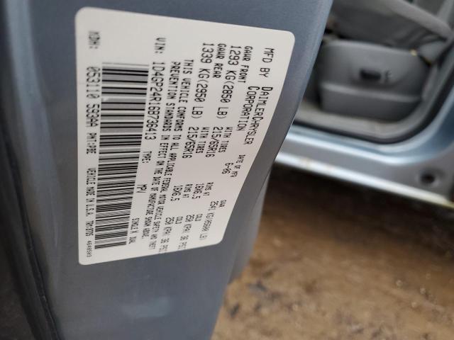 1D4GP24R16B736413 - 2006 DODGE GRAND CARA SE BLUE photo 13