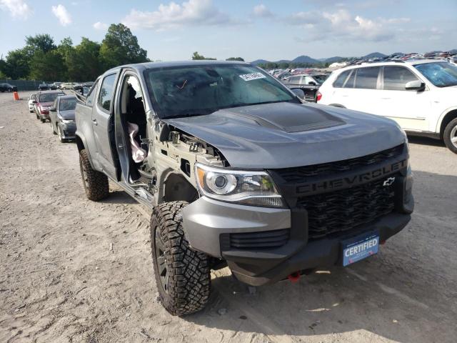 1GCGTEEN1M1108036 - 2021 CHEVROLET COLORADO ZR2 GRAY photo 1