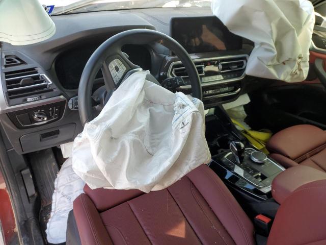 5UX43DP06N9L84034 - 2022 BMW X3 SDRIVE30I Марун фото 8