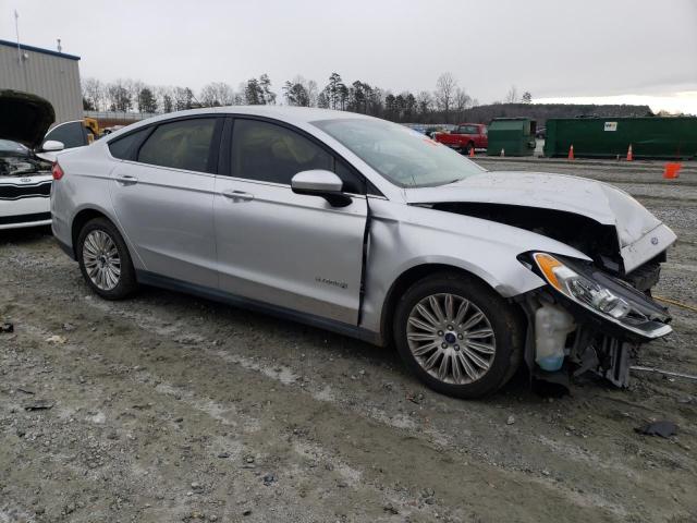 3FA6P0UU1ER251478 - 2014 FORD FUSION S HYBRID SILVER photo 4