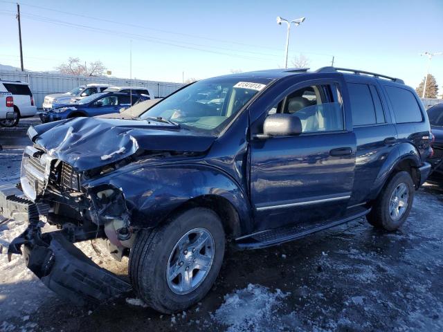 1D8HB58D35F516070 - 2005 DODGE DURANGO LIMITED BLUE photo 1