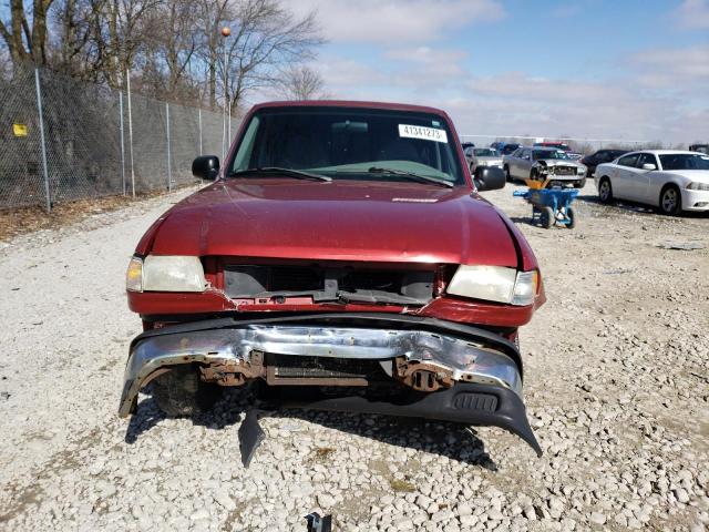 4F4YR16C2XTM22996 - 1999 MAZDA B2500 CAB PLUS RED photo 5